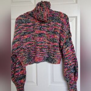 Wild Fable Colorful Knit Turtleneck Sweater